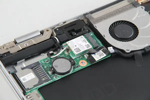 Remove the wireless card