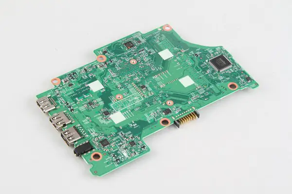 The back of the motherboard