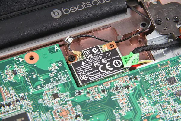 Remove the wireless card