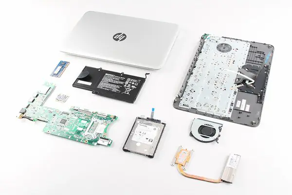 HP Pavilion 13 internal parts