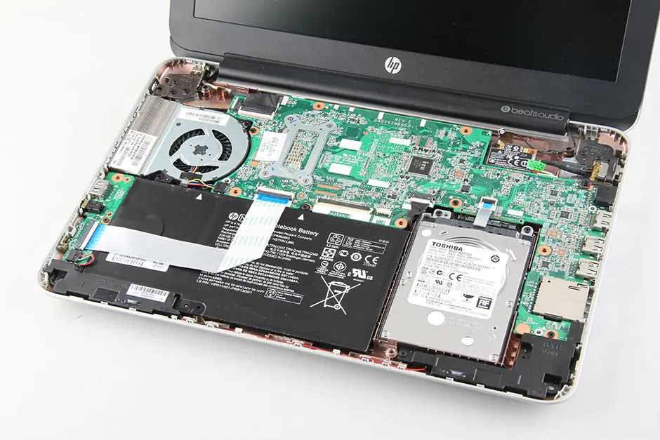 HP Pavilion 13 Disassembly and RAM, HDD Upgrade Options - MyFixGuide