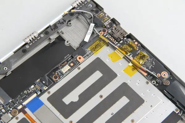 Remove the USB board