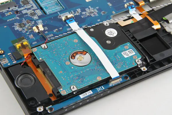 Remove the hard drive