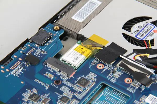 Remove the wireless card