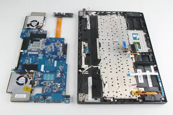 Remove the motherboard