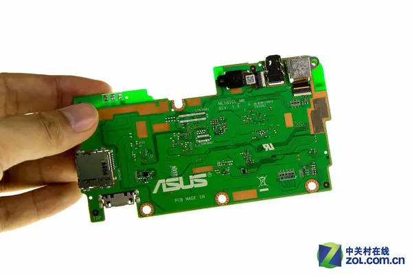 The back of the motherboard