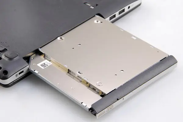 Pull out the optical drive