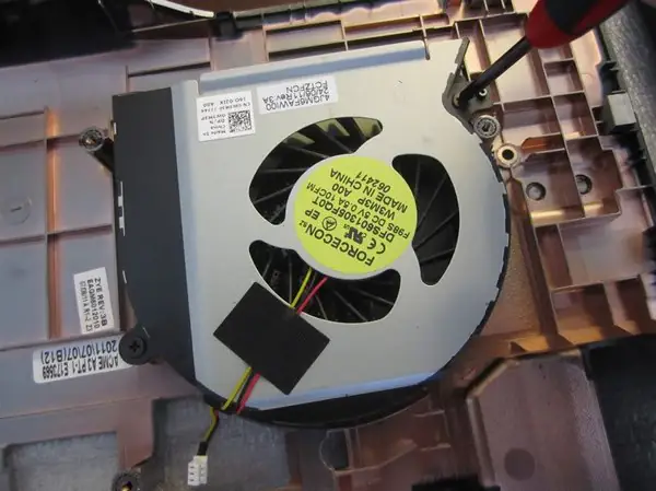 Remove the CPU fan