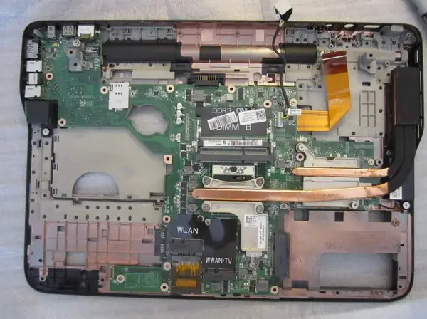 Remove all screws securing the heat sink