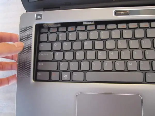 Separate the palm rest