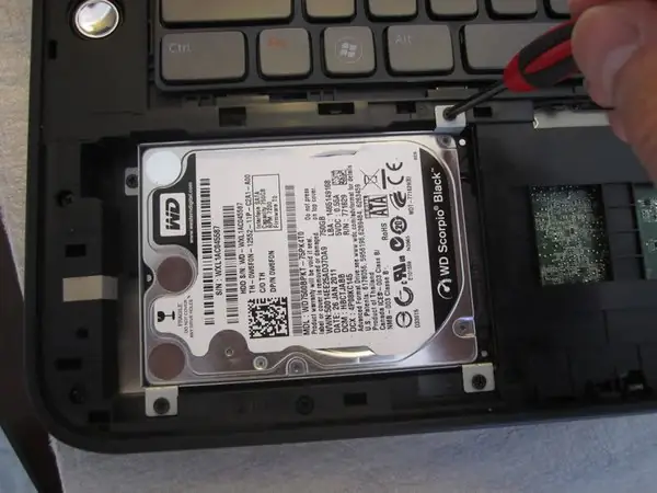 Remove the hard drive