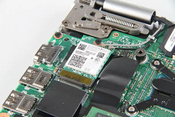 Remove the wireless card