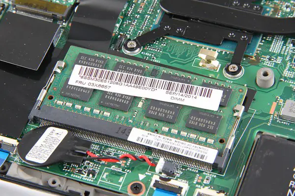 Remove the memory module