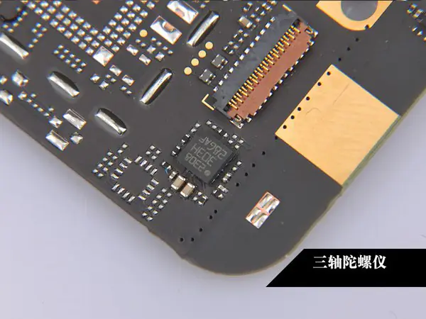 Three-axis gyroscope chip