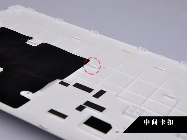 Clips on the back cover