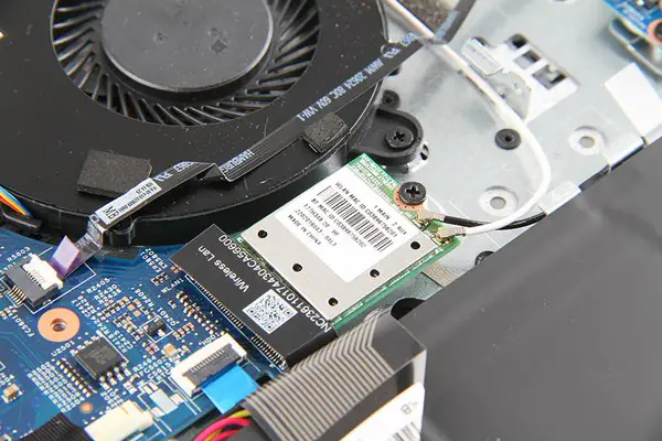 Remove the wireless card