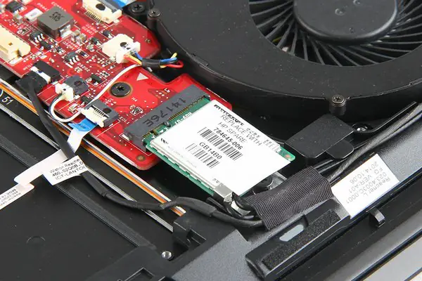 Remove the wireless card