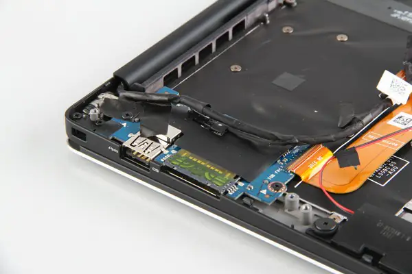 USB port and card reader