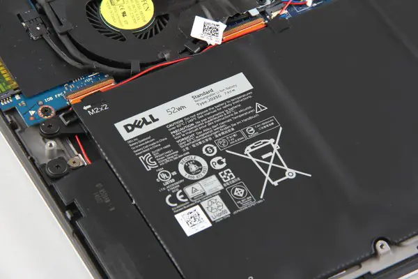 Remove all screws securing the battery