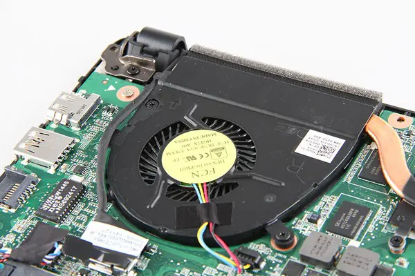 Remove the left cooling fan