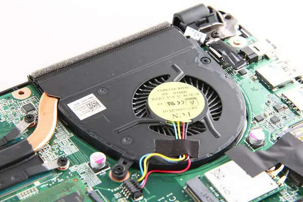Remove the right cooling fan