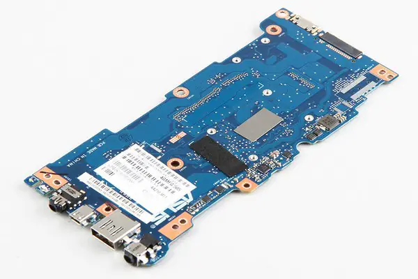 The back of the motherboard