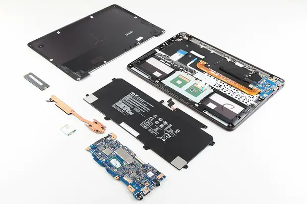 Asus Zenbook UX305FA internal parts