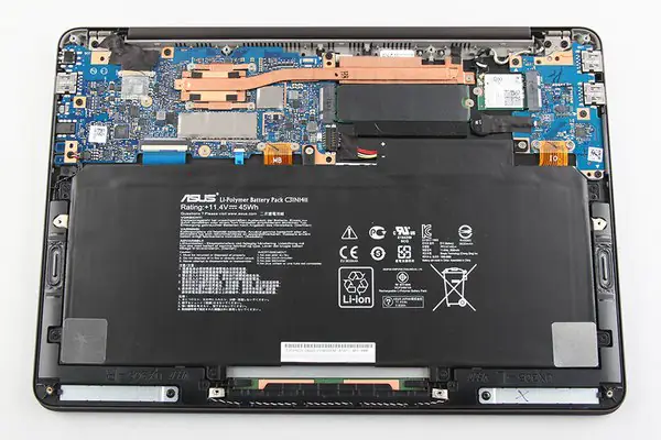 Internal Structure of the Asus Zenbook UX305FA