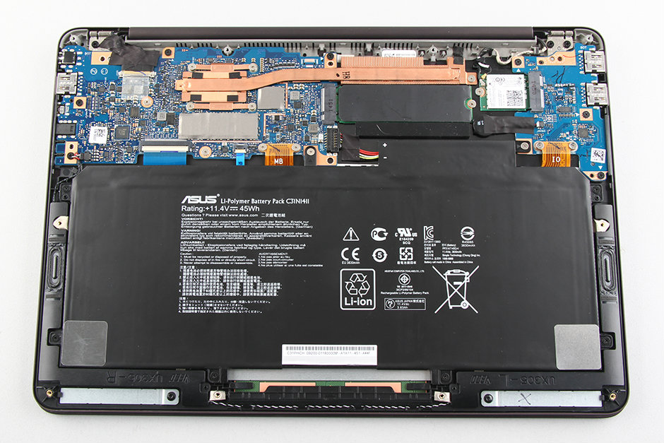 personal Lavar ventanas robo Asus Zenbook UX305FA Disassembly and RAM, SSD upgrade options |  MyFixGuide.com