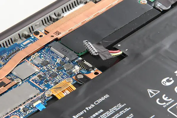 Disconnect the battery connector