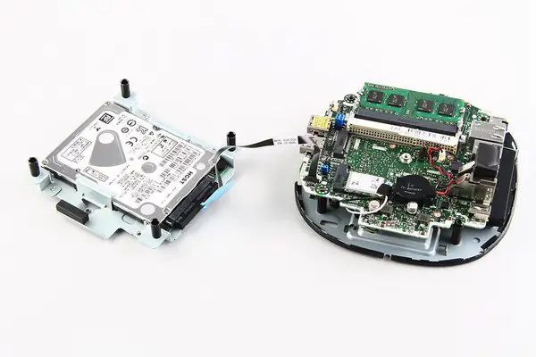 Disconnect the HDD cable