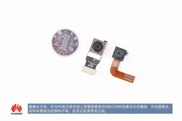 Rear camera and front camera
