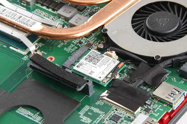 Remove the wireless card