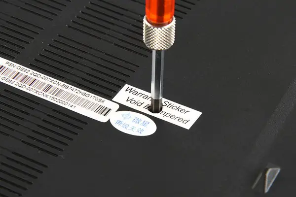 Remove the screw