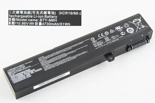 MSI GE62 battery