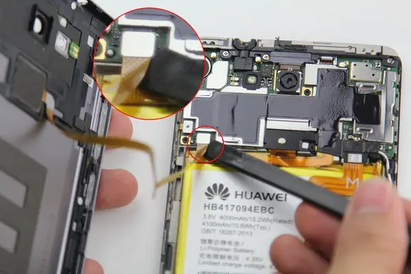Disconnect the cable