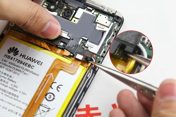 Remove the metal plate