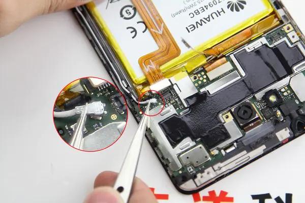Disconnect the antenna