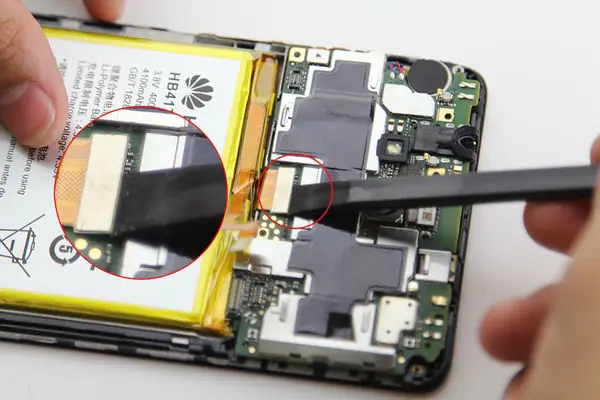 Disconnect the LCD cable