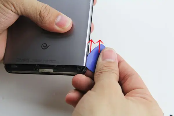 Remove the back cover