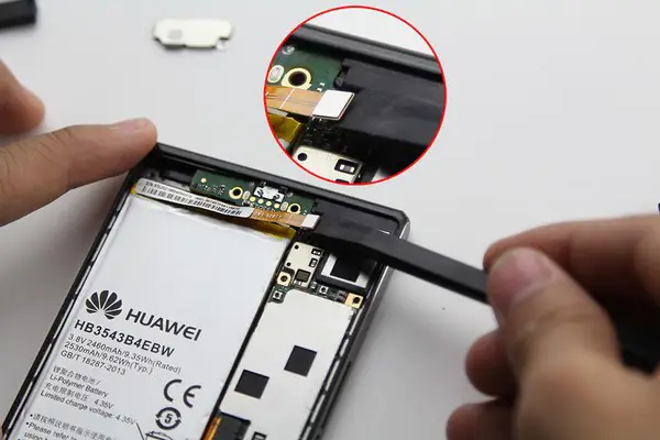Disconnect the battery power cable