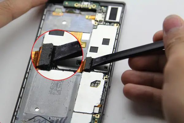 Disconnect the LCD cable