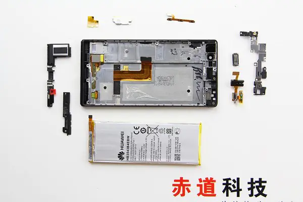 All the parts were removed from the display assembly