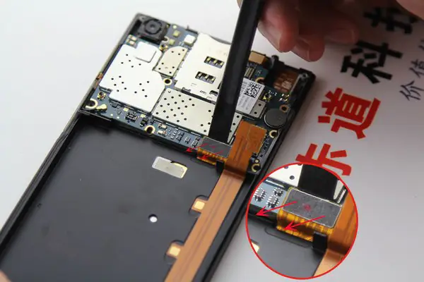 Disconnect the LCD cable