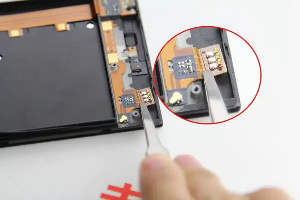 Remove the cable