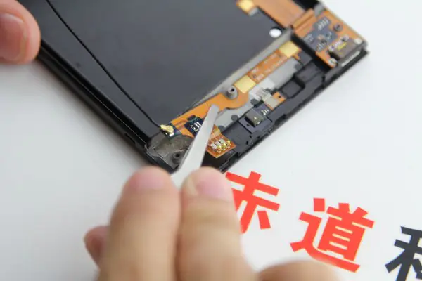 Remove the cable