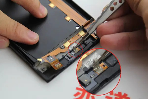 Remove the layer of glue