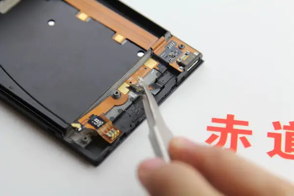 Remove the cable