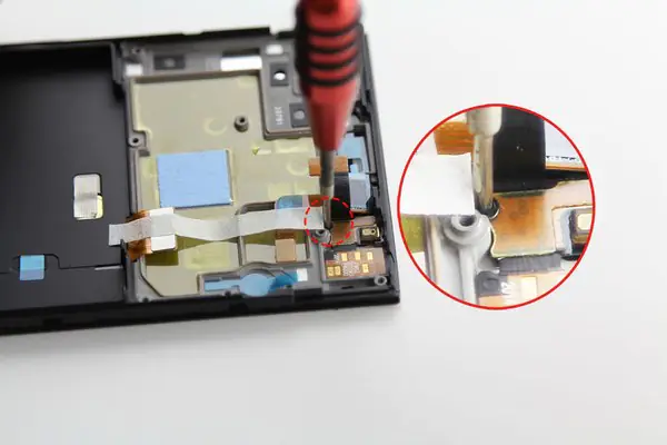 Install the screw