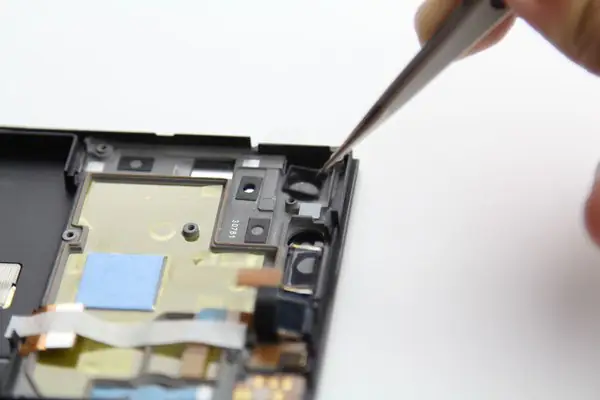 Install the front camera holder